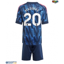 Otroški Nogometni dresi Arsenal Noni Madueke #20 Gostujoči 2025-26 Kratek Rokav (+ Kratke hlače)